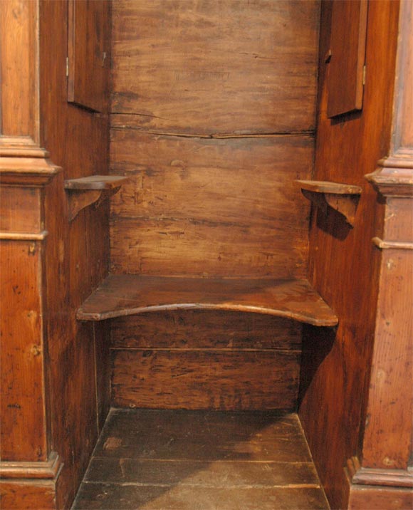 Carved Pine Confessional 2